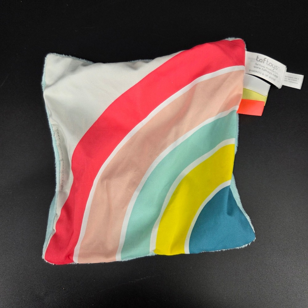 Taf Toys Rainbow Crinkle Sensory Baby Toy Plush Ribbons Multicolor 9 Months Up